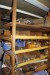 Contents in bookcase, miscellaneous bolts, plumbing articles and more (provided in the basement)