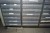 Assortment rack with stainless steel bolts and screws and more (Provided in the basement)