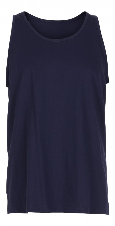 Firmatøj unused without pressure: 40 pc. T-shirt without sleeves, Round neck, navy, 100% cotton, 20 L - 20 XL