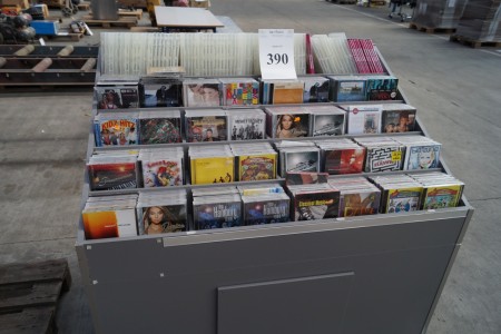 Sales Desk with various CD and DVD