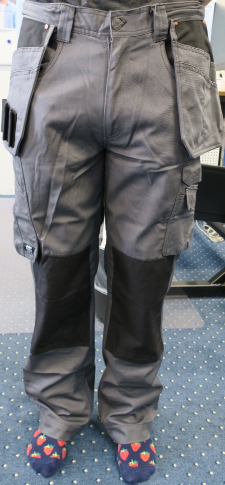 Firmatøj without pressure unused: 1 pair RIO PANTS, Gray, STR. 52, 1. JACKET, GRAY, STR. XL, 5 STK. T-shirt, GRAY, STR. XL