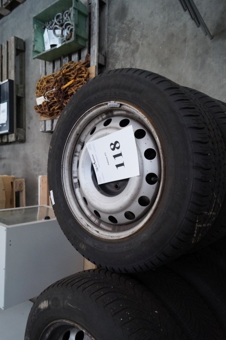 4 pcs. tires with rims for Peugeot van
