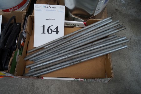 15 pcs. threaded rods 12 mm L 45 cm