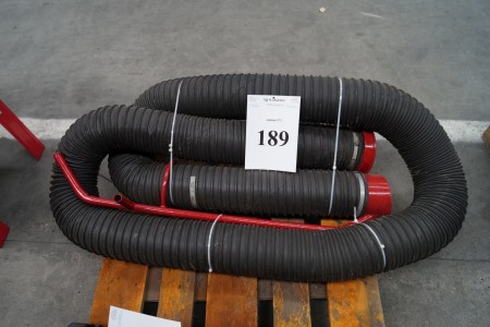 Suction hose for exhaust fan