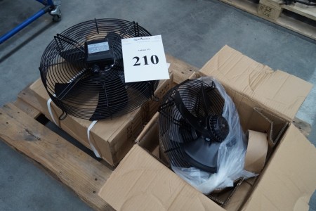 3 pieces. Ventilation fan. unused
