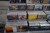 Salgsdisk med diverse CD og DVD