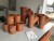 Abwasser-Set, 1 Stück PVC Bogen mit Hülse orange 160mm x 160mm x 45 Grad, 5 Stück PVC Biegen mit Hülse orange 110mm x 110mm x 45 Grad, 10 Stück PVC Schiebehülse 110mm.