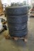 4 rims with tires 235 / 65R16