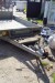 Machine trailer brand WILLAMS total weight 3500 kg. load 2750 kg. without plates, let: B: 180 cm. L: 368 cm. must think year-end 2006. timely reg. No. AH2977