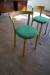 Mødebord 180x180 cm. + 8 stole fra Høng Møbelsnedkeri