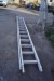 Alu sliding ladder, length 7m.
