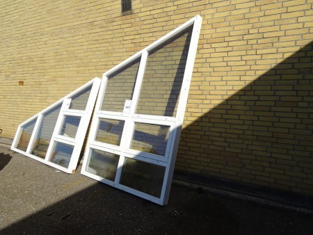 3-edge Fenster, Kunststoffe, L 175,5 cm, h 260 cm
