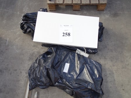 3 pieces. electric radiators, 72 x 37 cm