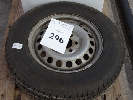 1 piece. wheel cross-measure 130 mm, 5.5 x 16 ", 205/75 R16C