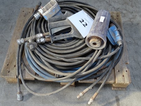 High pressure hose + various filters