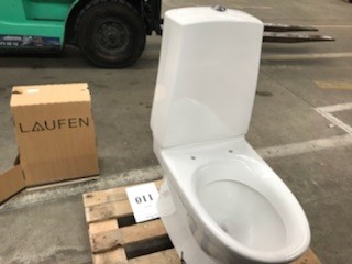 Toilet marked. Laufen, Unused