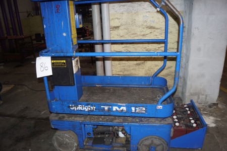 Personnel lift 227 kg / or 2 persons + 57 kg., Mark Upright TM12