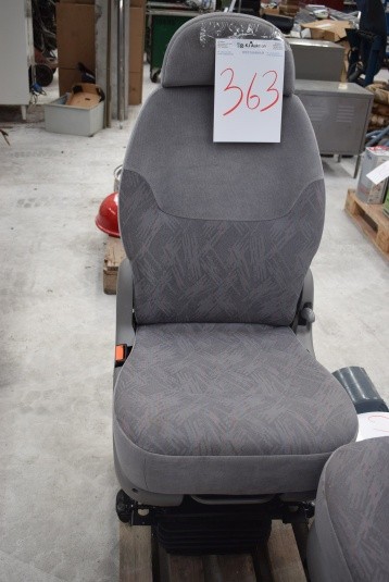 Luxury seat with suspension for tractor, etc.