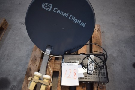 Canal Digital Parabol med 2 hoveder, Dreambox DM8000 HD PVR