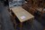 2 stk. bøgebord + 4 stole, 75 x 76 x 72 cm