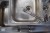 Rustfri vask opdelt i 2 vaske 600 x 500 mm, Gustavsberg Blandingsbatteri + Køkkenbordsvask rustfri 1500 x 620 mm, opdelt i 2 vaske