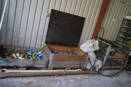 3 pallets containing various shells and more.
