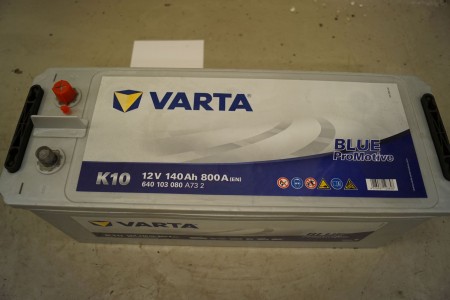 Batteri Varta K10 12 volt 140 AH 800 A 51x18,5x22 cm
