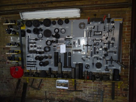 Toolboard approx. 250x130 cm with contents (special truck for MAN truck)
