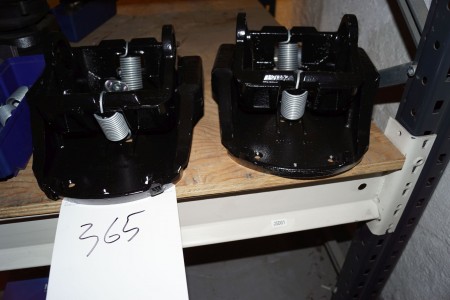 Legs for support legs brake discs hand crank for support legs