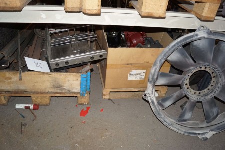 2 pallets with various parts for truck.