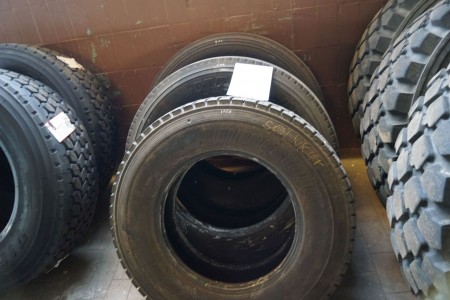 3 pieces. truck tires. Different sizes.