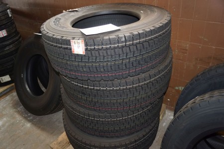 4 pcs. car tires Brickstone. Condition: New. W990. Low profile. 315/70 R22.5