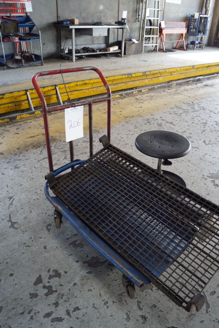 Trolley + stool + mechanic cart