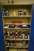 Environmental cabinet with contents Various lubricants and cleaning products H: 200 cm x L: 100 cm x 44,5 cm