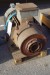 Large electric motor with pulleys