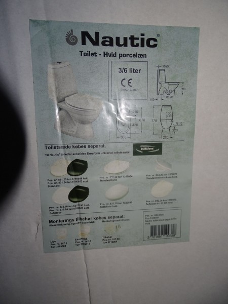 WC. Marke Nautic .. 3/6 Liter