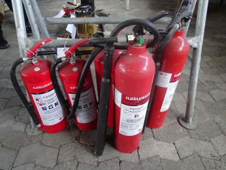 Party of fire extinguishers. 5 pieces.