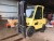 Forklift. Hyster (brand). Model H4.00XMS-6. Max load: 3750 kg 600 mm. Lifting height 3700 mm. Production year: 2000. Runs 13480 hours. Free lifting height