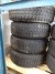4 pcs. tire with rims. 195/70 R15C. summer