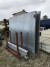 2 stk. portdøre i galvaniseret stål (224x180 cm pr. portdør) + 2 stolper