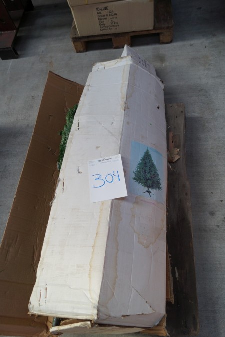 2 Stück Plastikweihnachtsbaum, ca. 110 cm