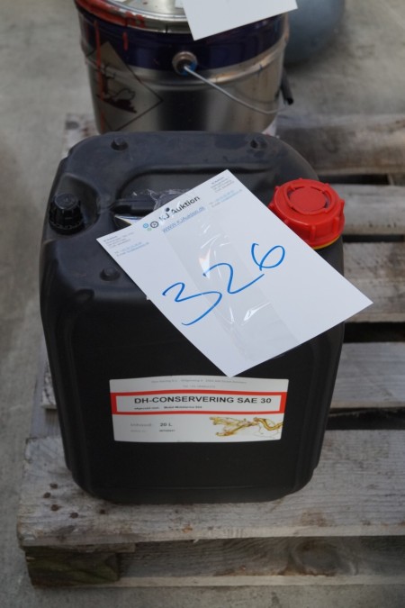 20 liters of DH preservation. SAE 30