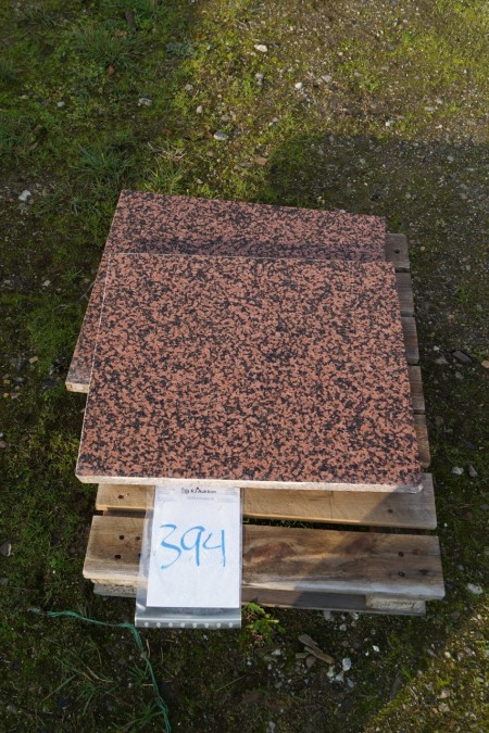 2 stk granitplader 59x50 cm