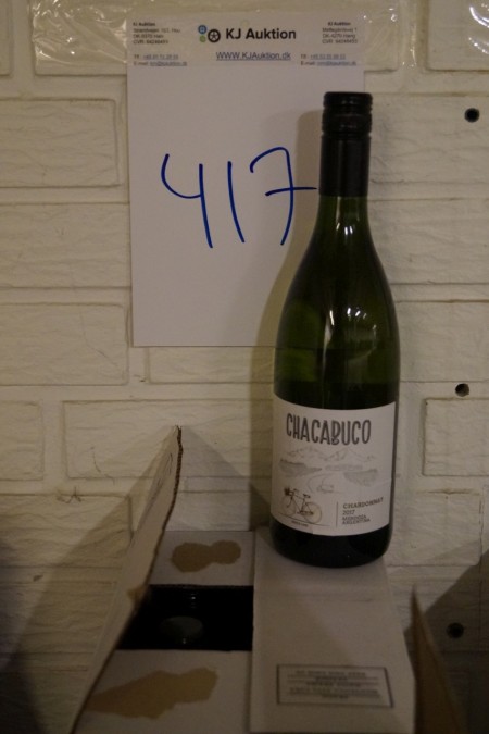 12 bottles of white wine, mrk. Chacabuco, Chardonnay 2017