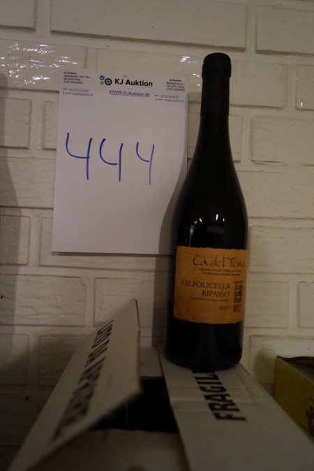 12 bottles of red wine, Cá del toma, armarone, 2015