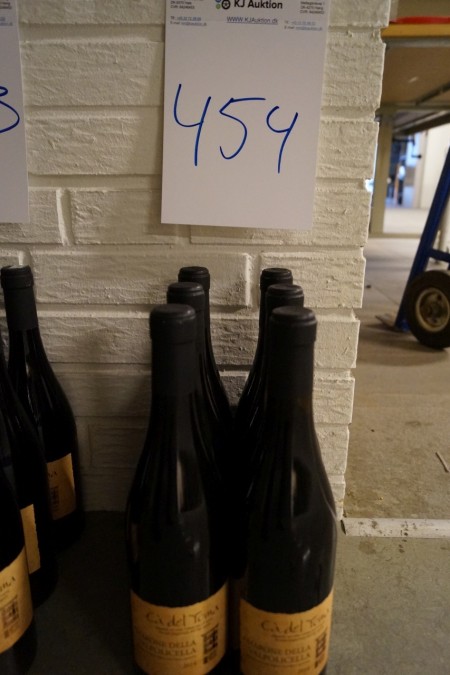 6 flasker rødvin, Cá del toma, armarone, 2014