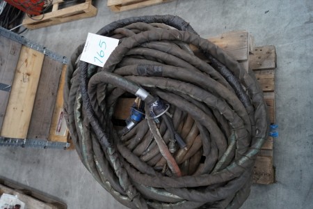 Large party welding cables. Condition: OK. Migatronic