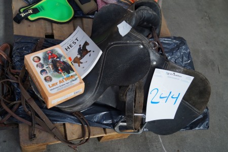 Combi saddle with headgear and film