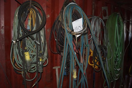 Hoses / steel wires, welding cables and more.