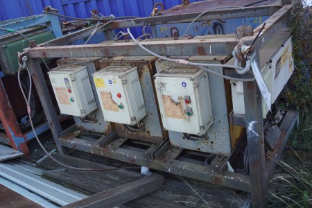 Electrode welding machine in cage 3 pcs, not tested.
